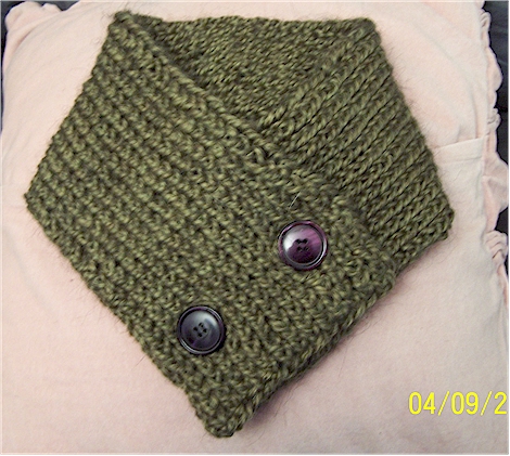 Pidge Scarf finish in Alpaca