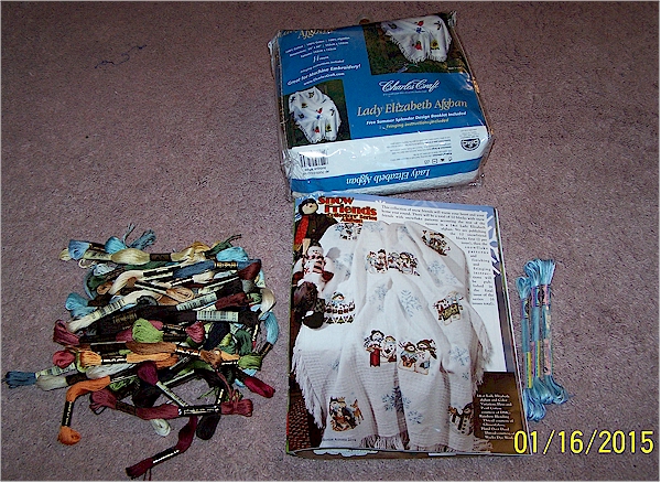 Snow Friends afghan project