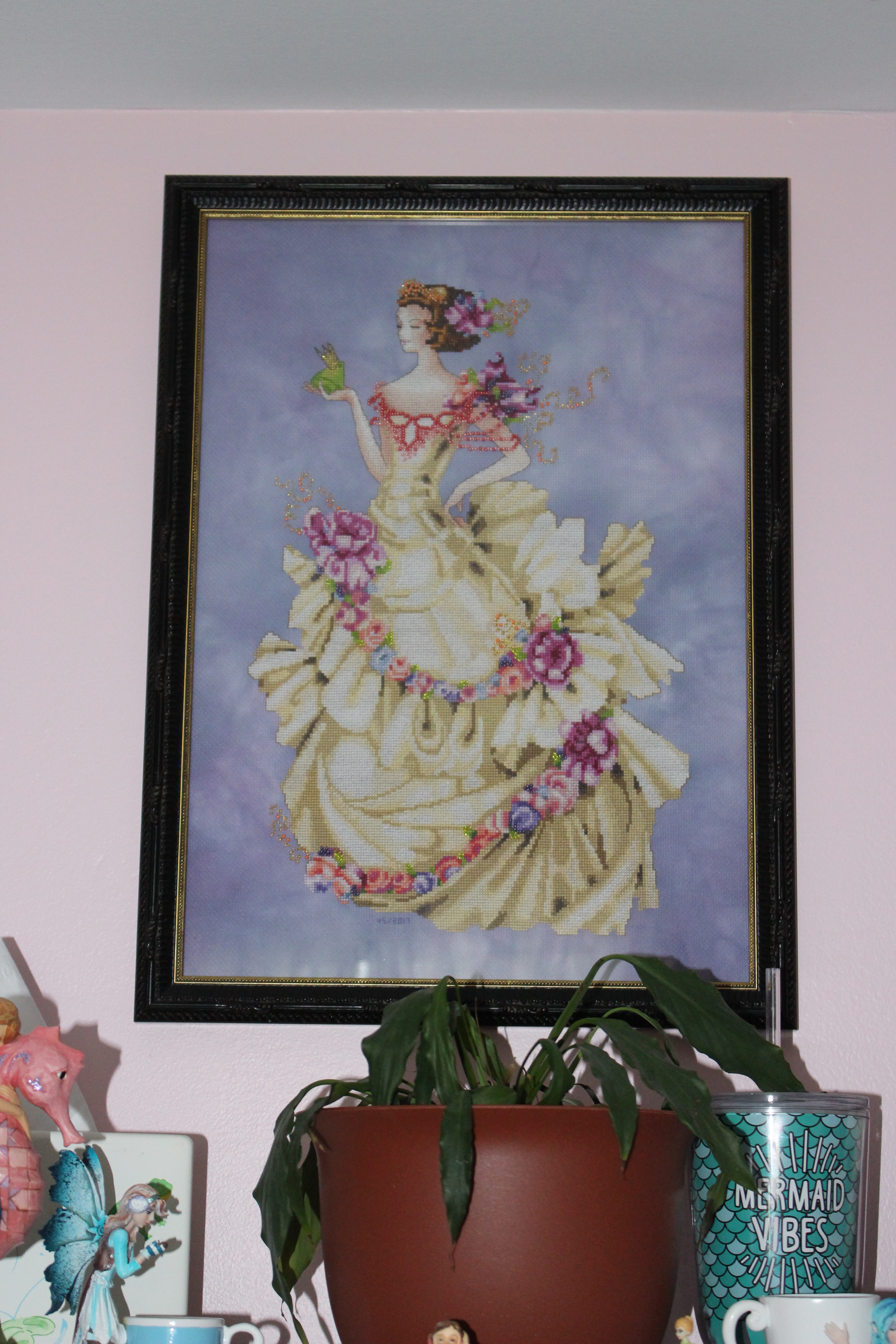 Ella framed and hung