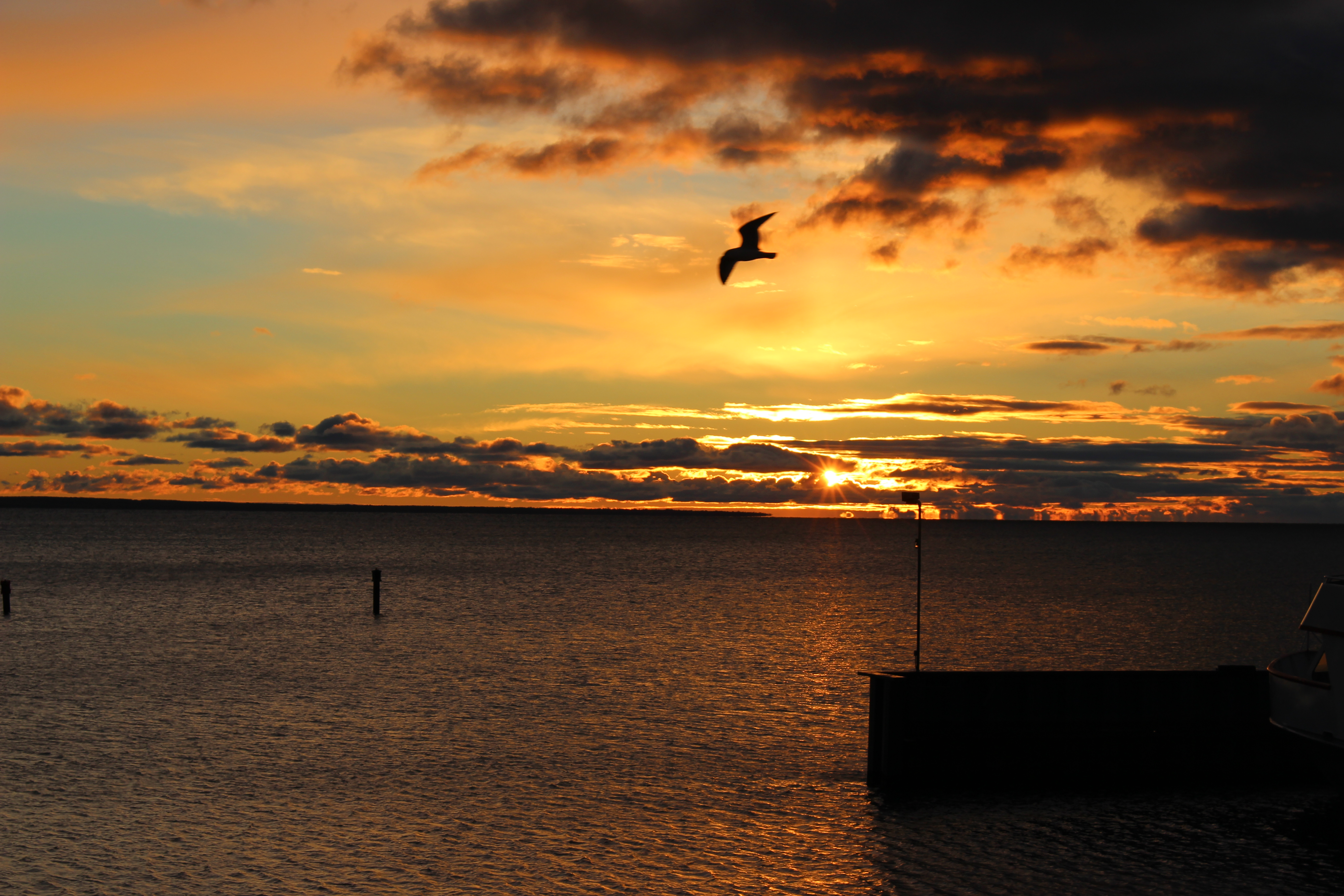 Sunrise in northern Michigan