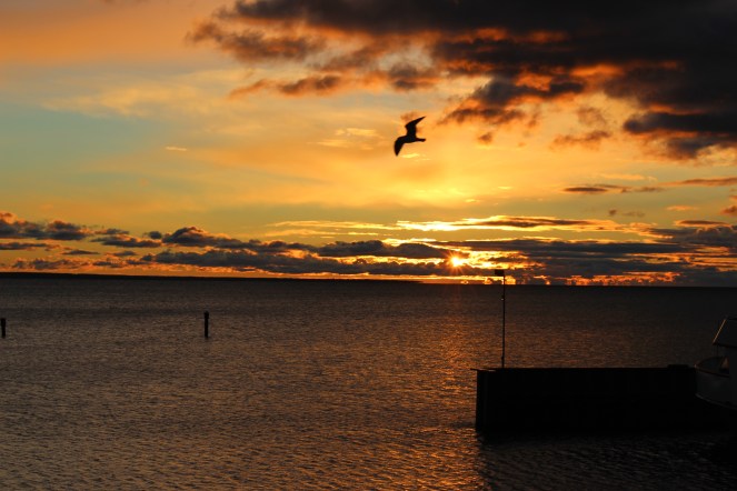 Sunrise in northern Michigan