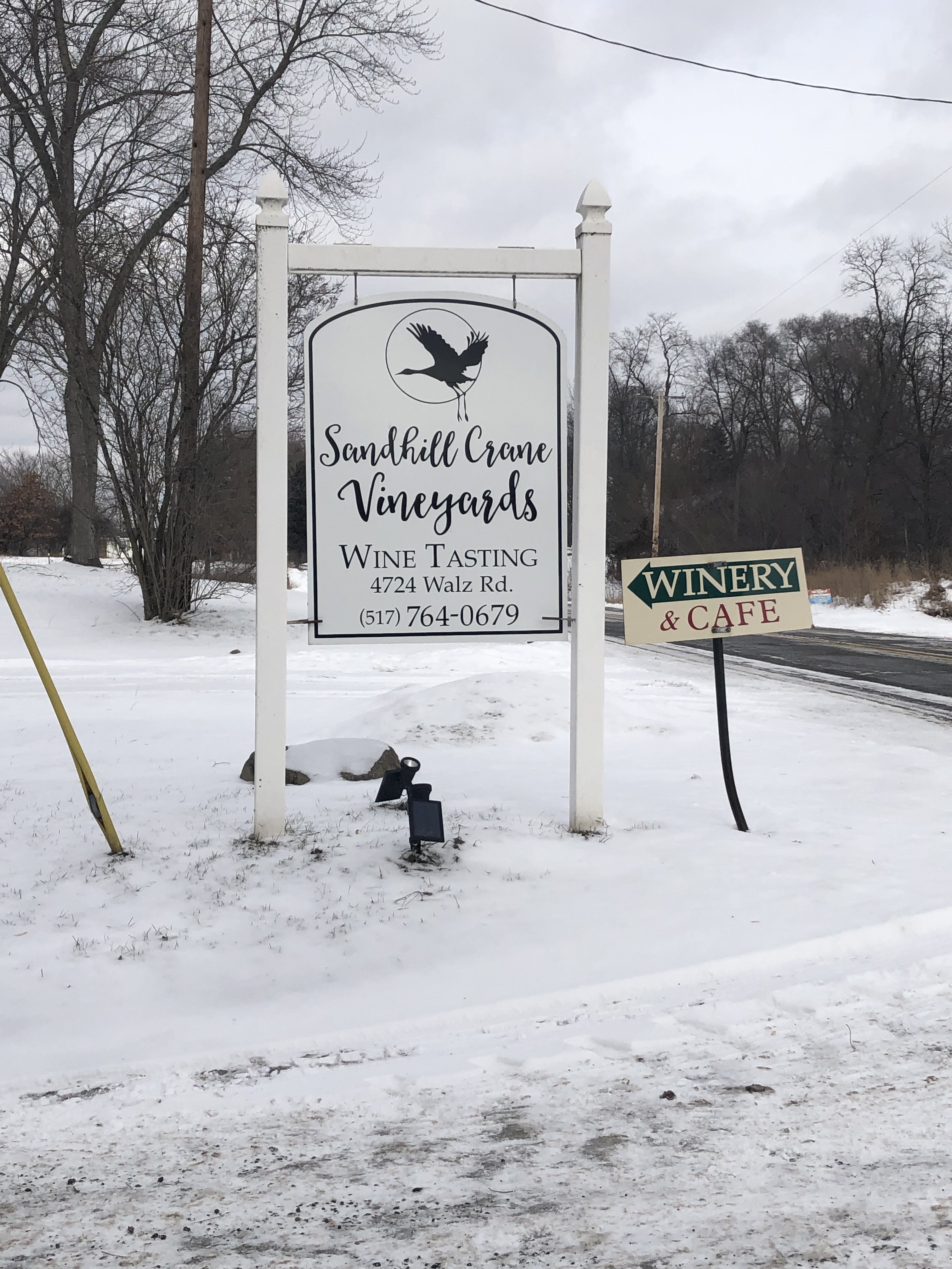 Winery sign