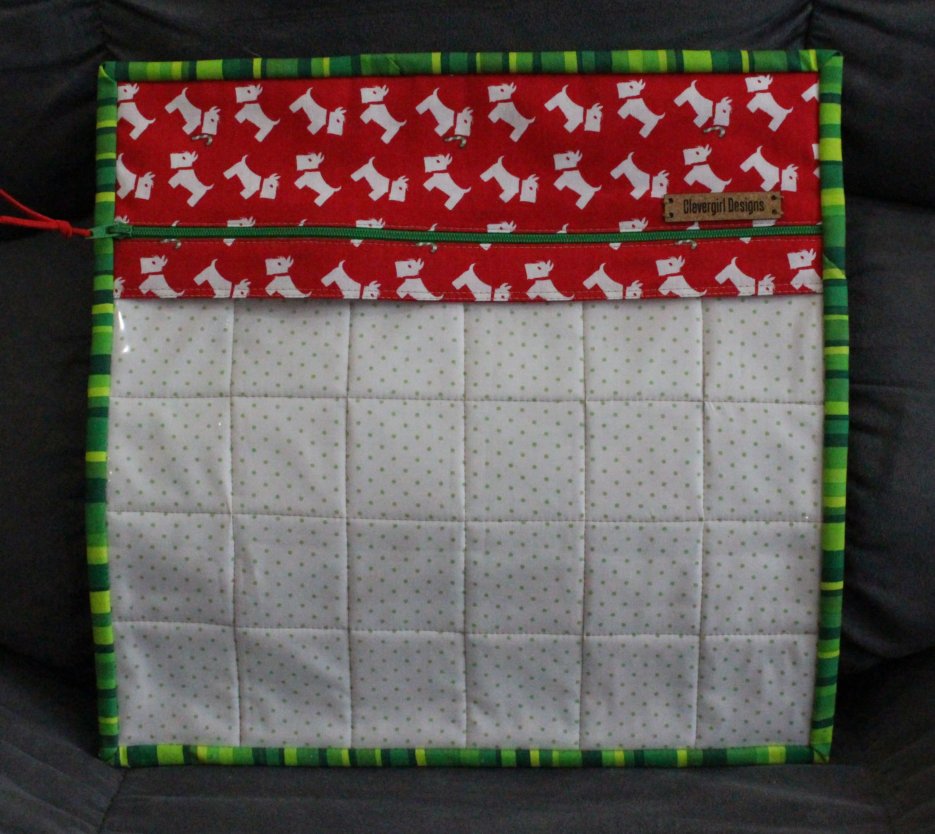 project bag from christmas